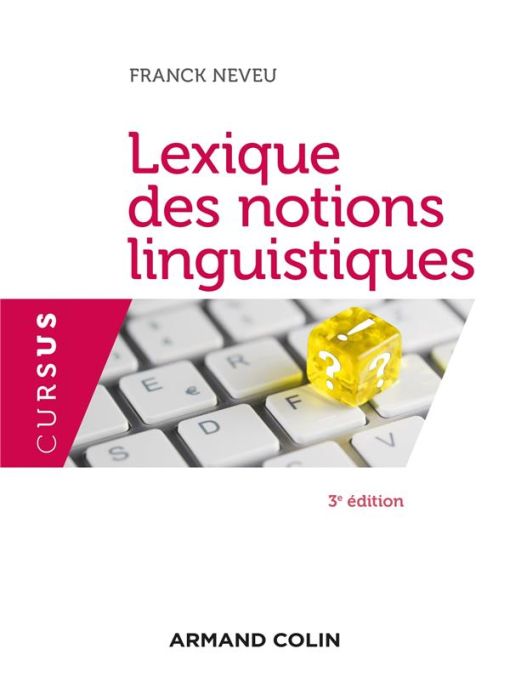 Emprunter Lexique des notions linguistiques. 3e édition livre