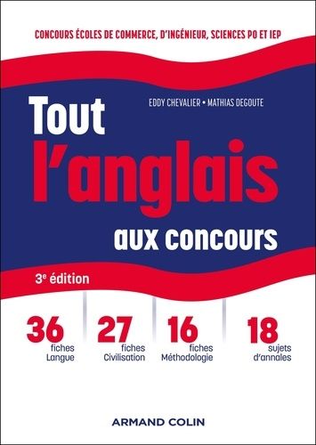 Emprunter Tout l'anglais aux concours. Prépas commerciales et scientifiques, concours sciences Po et IEP, 3e é livre