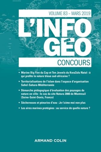 Emprunter L'information géographique N° 83, mars 2019 : Concours livre