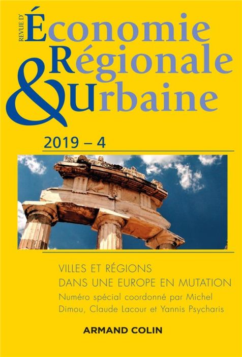 Emprunter Revue d'économie régionale et urbaine N° 4/2019 : Villes et régions dans une Europe en mutation. Tex livre