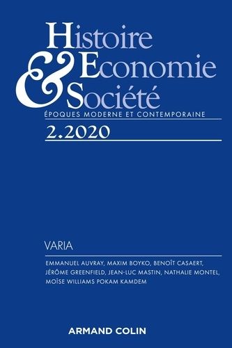 Emprunter Histoire, Economie & Société N° 2, 2020 livre