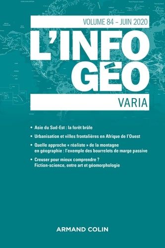 Emprunter L'information géographique N° 2, 2020 livre