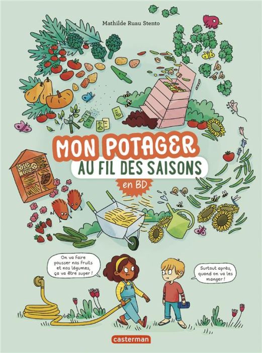 Emprunter Mon potager au fil des saisons en BD livre