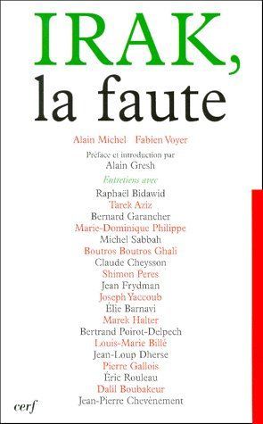 Emprunter Irak, la faute livre