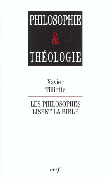 Emprunter Les philosophes lisent la Bible livre