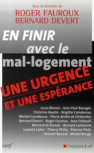 Emprunter En finir avec le mal-logement. Une urgence et une espérance livre