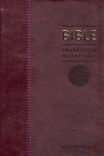 Emprunter La Bible TOB. Traduction oecuménique avec introductions, notes essentielles, glossaire, reliure semi livre