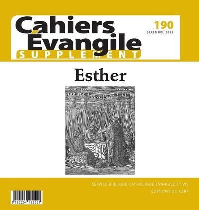 Emprunter Supplément aux Cahiers Evangile N° 190, décembre 2019 : Esther livre