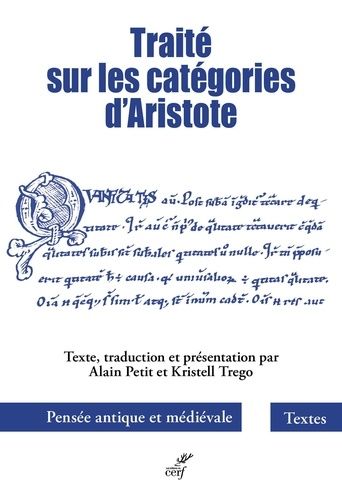 Emprunter Traité sur les catégories d'Aristote livre