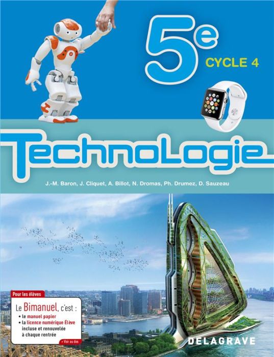 Emprunter Technologie 5e. Elève bimanuel, Edition 2017 livre