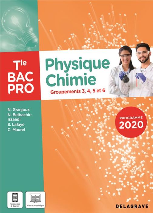 Emprunter Physique Chimie Tle Bac Pro Groupements 3, 4, 5, et 6. Edition 2020 livre