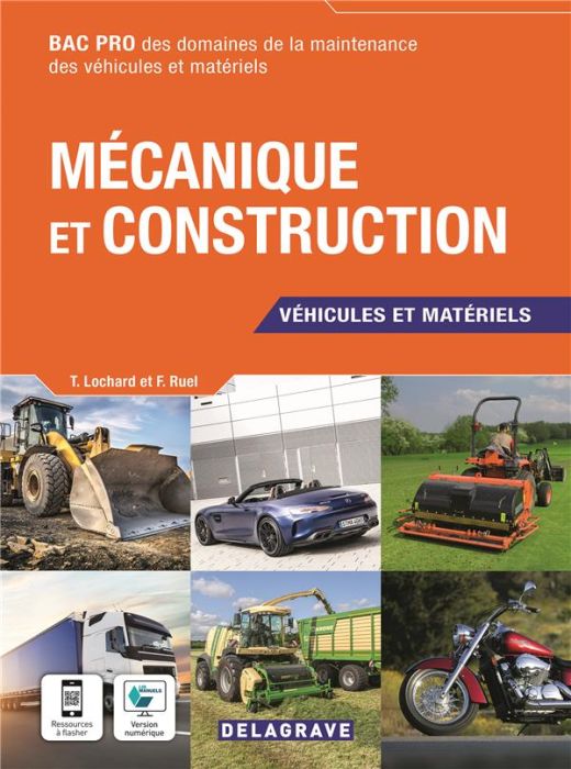 Emprunter Mécanique et construction Bac pro. Véhicules et matériels, Edition 2022 livre