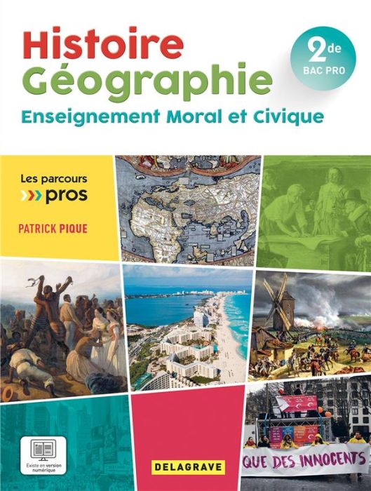 Emprunter Histoire Géographie Enseignement moral et civique 2de Bac Pro. Edition 2023 livre