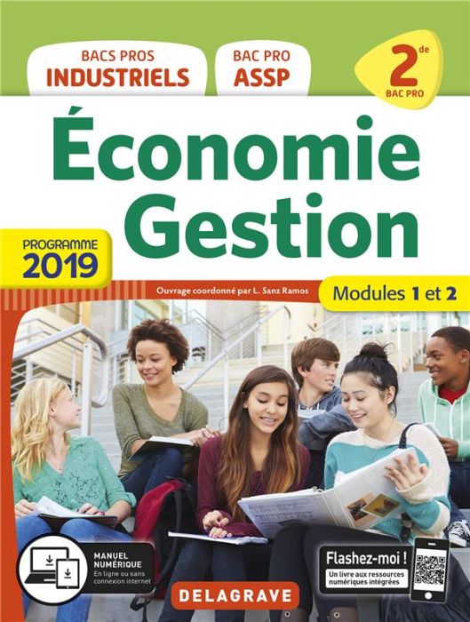 Emprunter Economie Gestion 2de Bacs Pros industriels 2de Bac Pro ASSP. Modules 1 et 2, Edition 2019 livre