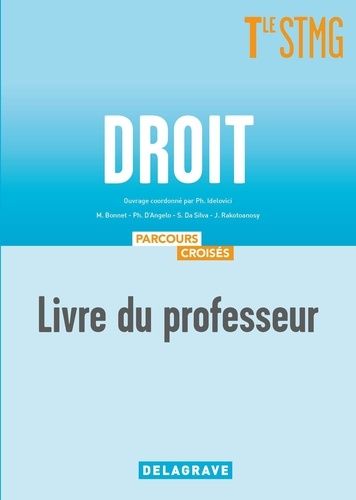 Emprunter Droit Tle STMG. Livre du professeur, Edition 2020 livre