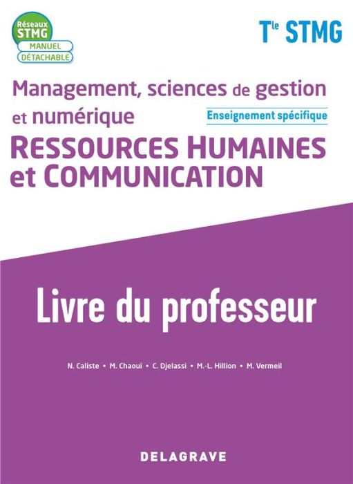 Emprunter Management, sciences de gestion et numérique Ressources humaines et communication Tle STMG. Livre du livre