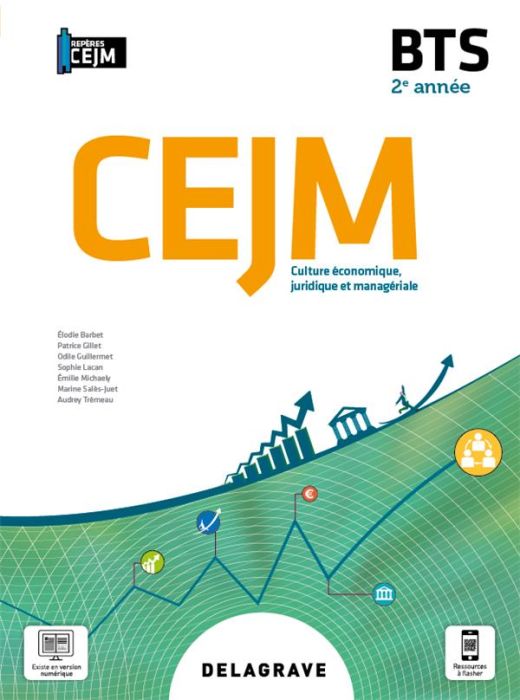 Emprunter Culture économique, juridique et managériale (CEJM) BTS 2e année. Edition 2021 livre