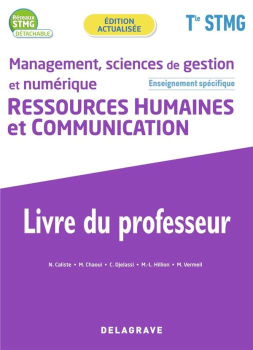 Emprunter Ressources humaines et communication Tle STMG Réseaux STMG. Livre du professeur, Edition 2022 livre