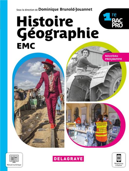 Emprunter Histoire Géographie EMC 1re Bac Pro. Edition 2021 livre