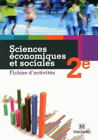 Emprunter Sciences économiques et sociales 2e. Fichier d'activités livre