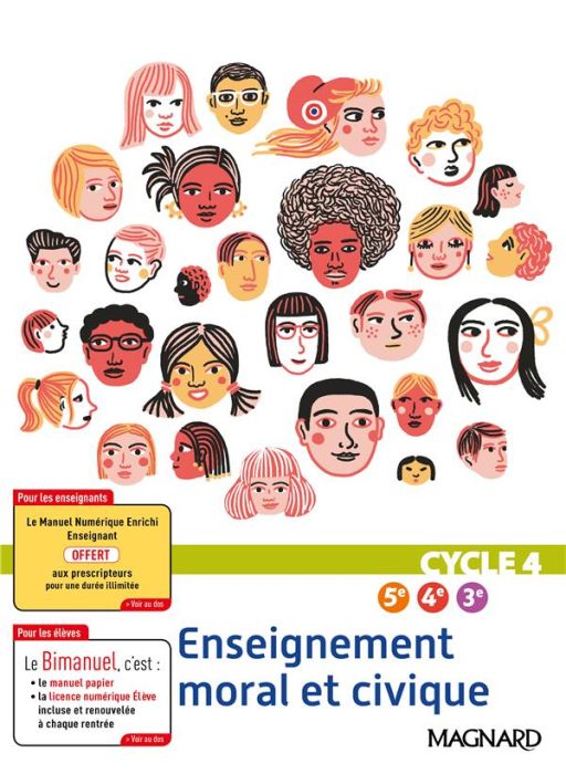 Emprunter Enseignement moral et civique cycle 4 (5e/4e/3e). Programme 2015 livre