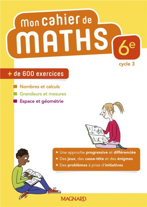 Emprunter Mathématiques 6e Mon cahier de maths. Edition 2018 livre