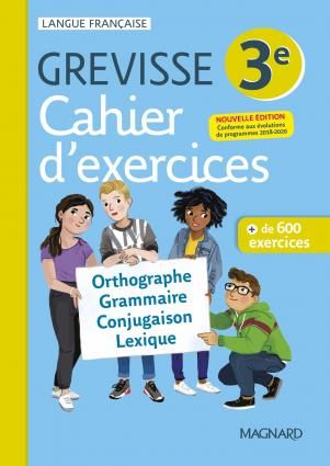 Emprunter Français 3e Grevisse. Cahier d'exercices livre