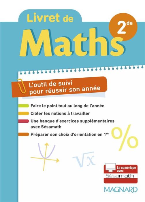 Emprunter Livret de Maths 2de. Edition 2022 livre