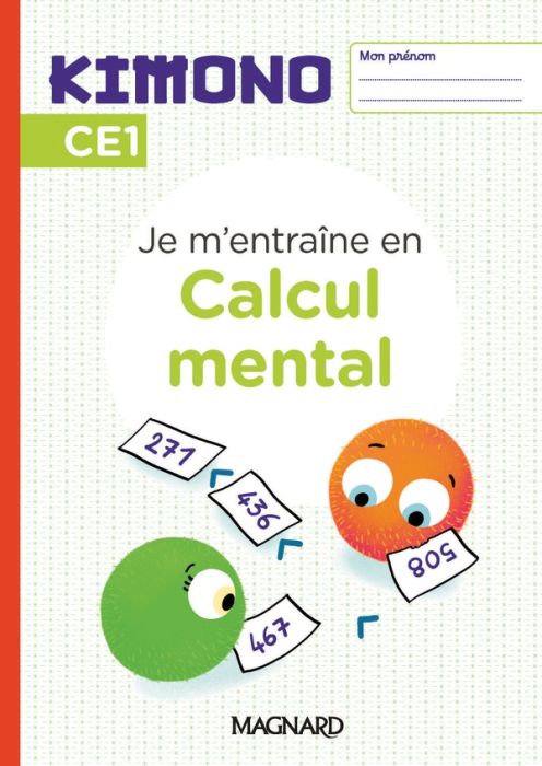 Emprunter Je m'entraîne au Calcul mental CE1 Kimono. Edition 2024 livre