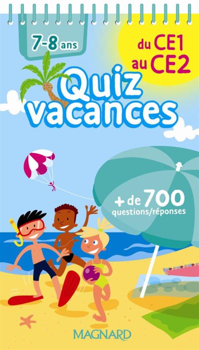 Emprunter Quizz vacances du CE1 au CE2 livre