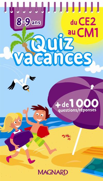 Emprunter Quizz vacances du CE2 au CM1 livre