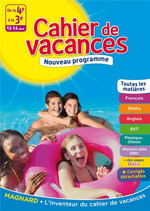 Emprunter Cahier de vacances De la 4e à la 3e. 13-14 ans livre