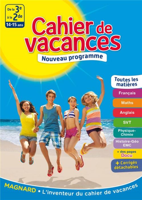 Emprunter Cahier de vacances De la 3e à la 2de. 14-15 ans livre