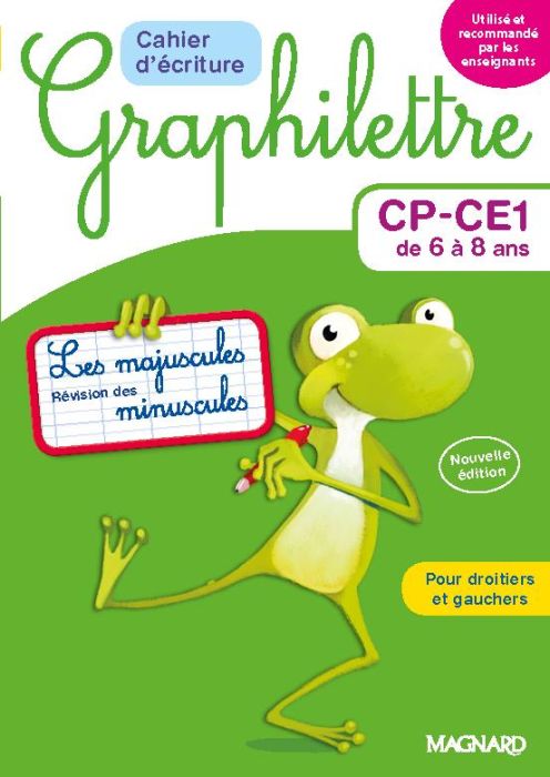 Emprunter Cahier d'écriture CP-CE1 de 6 à 8 ans. Les majuscules et révision des minuscules, Edition 2017 livre