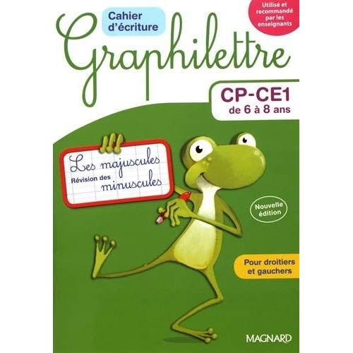 Emprunter Cahier d'écriture CP-CE1 de 6 à 8 ans Graphilettre. Les majuscules et révision des minuscules, 4 exe livre