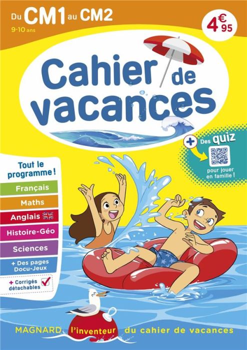 Emprunter Cahier de vacances du CM1 au CM2. Edition 2023 livre