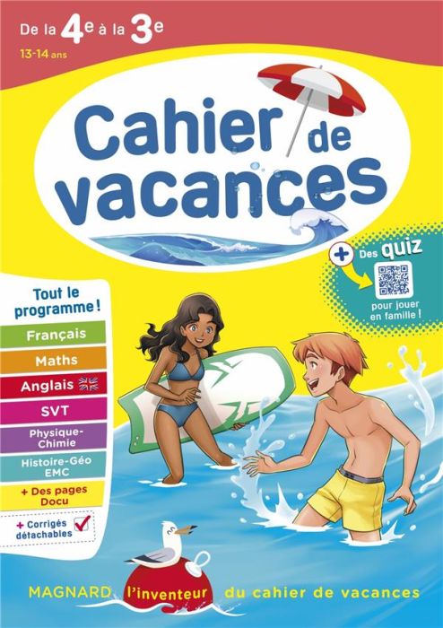 Emprunter Cahier de vacances de la 4e à la 3e. Edition 2023 livre