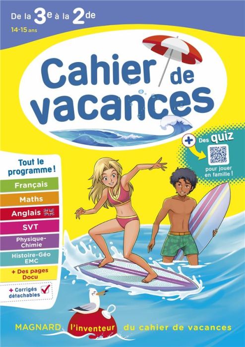 Emprunter Cahier de vacances de la 3e à la 2de. Edition 2023 livre