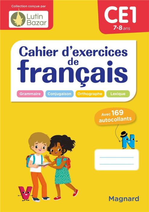 Emprunter Cahier d'exercices de français CE1. Avec 169 autocollants livre