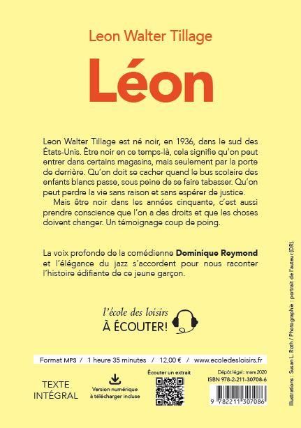 Emprunter Léon. 1 CD audio livre