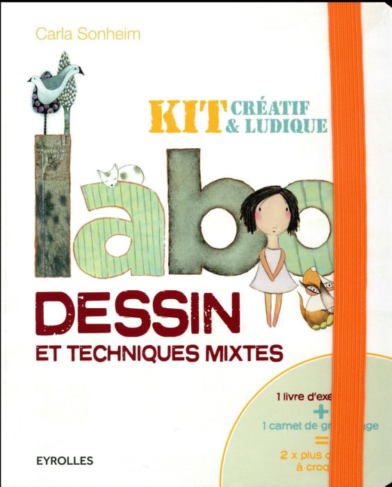 Emprunter Labo dessin et techniques mixtes. Kit créatif & ludique livre