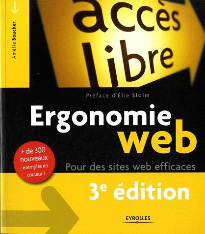 Emprunter Ergonomie web. Pour des sites web efficaces, 3e édition livre