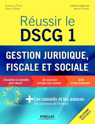 Emprunter Réussir le DSCG 1 Gestion juridique, fiscale et sociale. 2e édition livre