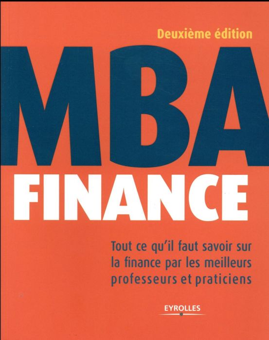 Emprunter MBA finance. 2e édition livre