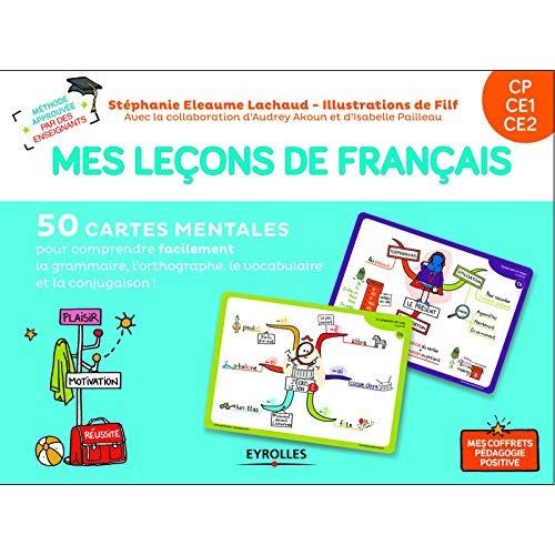 Emprunter Mes leçons de français CP CE1 CE2. Avec 40 cartes leçons, 10 cartes jeux, 1 livret explicatif livre