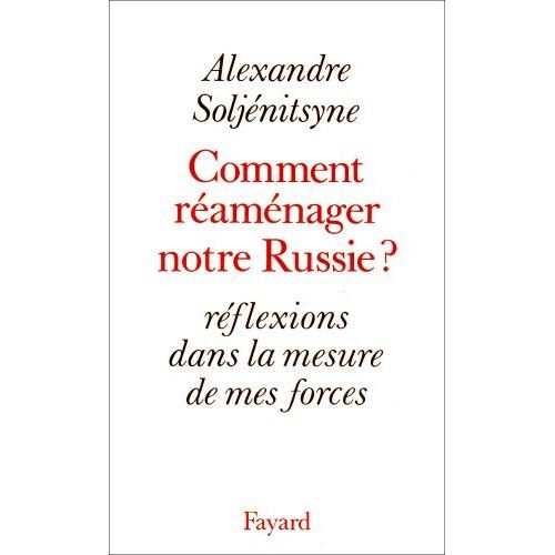 Emprunter Comment réaménager notre Russie ? Réflexions dans la mesure de mes forces livre