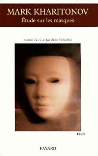 Emprunter Étude sur les masques. Récit livre