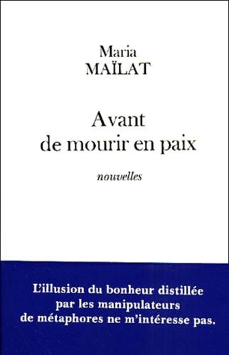 Emprunter Avant de mourir en paix livre