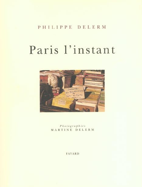 Emprunter Paris l'instant livre