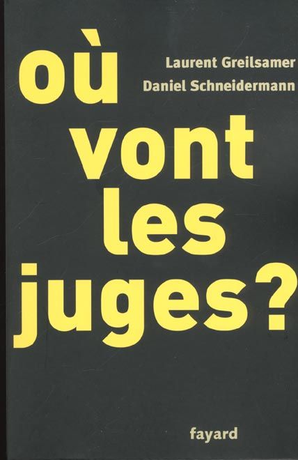 Emprunter Où vont les juges ? livre